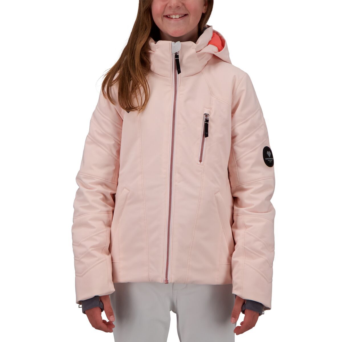 Obermeyer Rayla Jacket - Girls' Pink Sand, S
