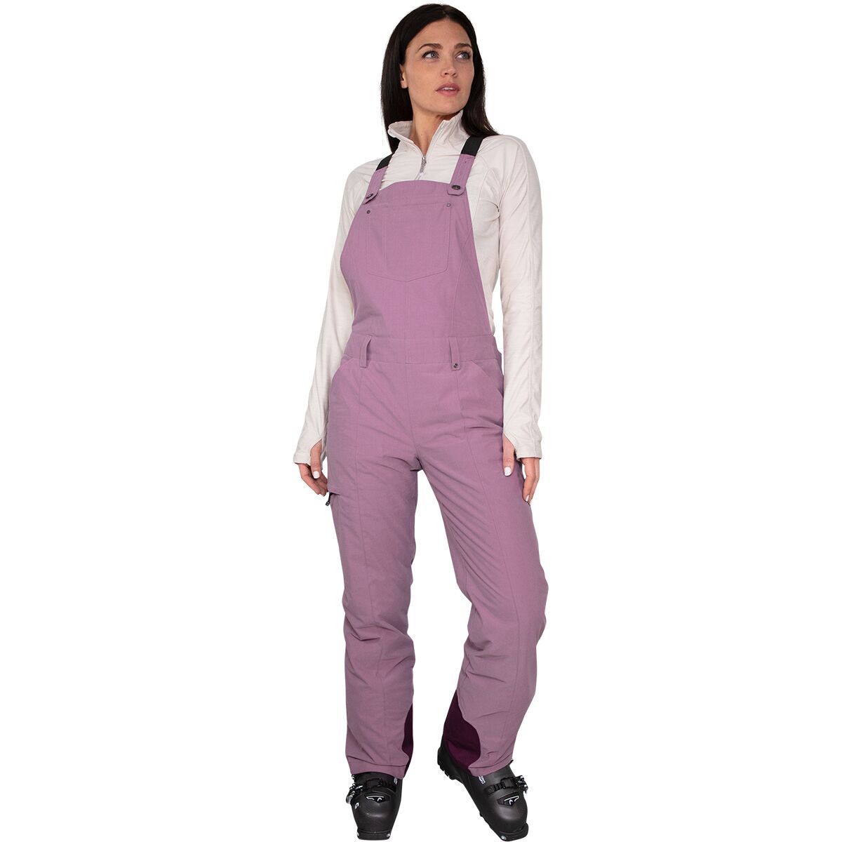 Obermeyer Malta Bib Overall Pant - Women's Denim Beet, 12/Long
