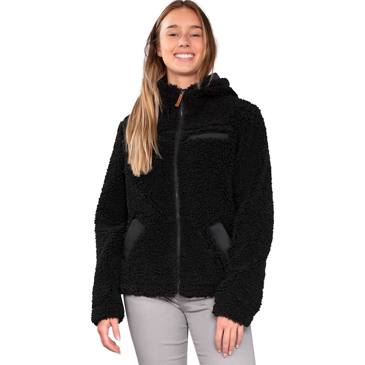 Obermeyer Amelia Sherpa Jacket - Women's Black, S
