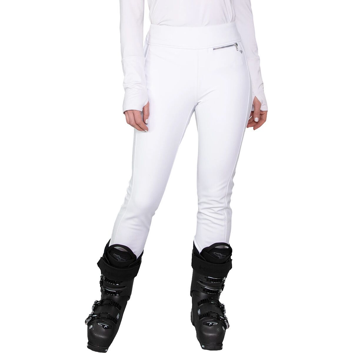 Obermeyer Jinks ITB Softshell Pant - Women's White, 4/Short