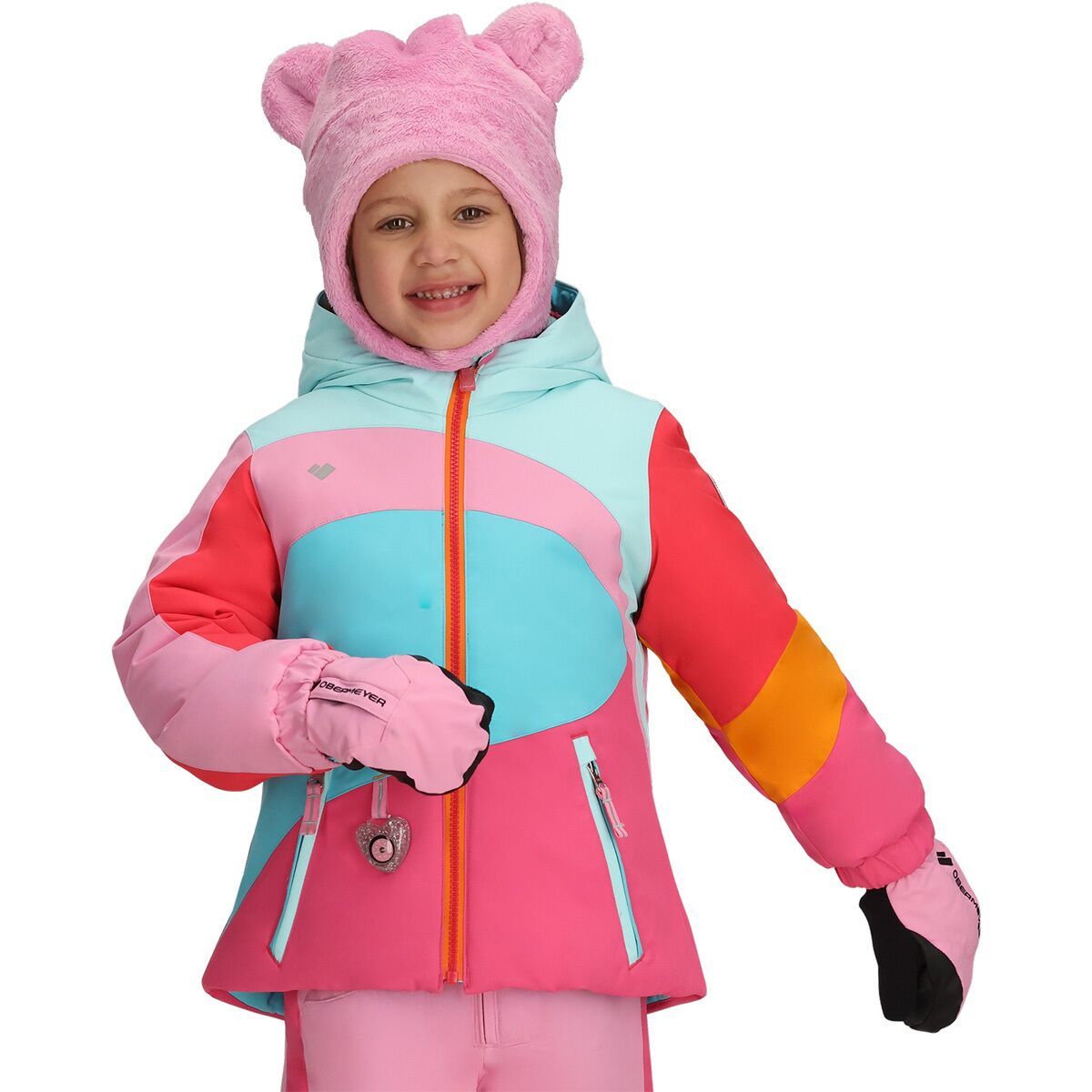 Image of Obermeyer Livia Jacket - Toddler Girls' Azalea, 2