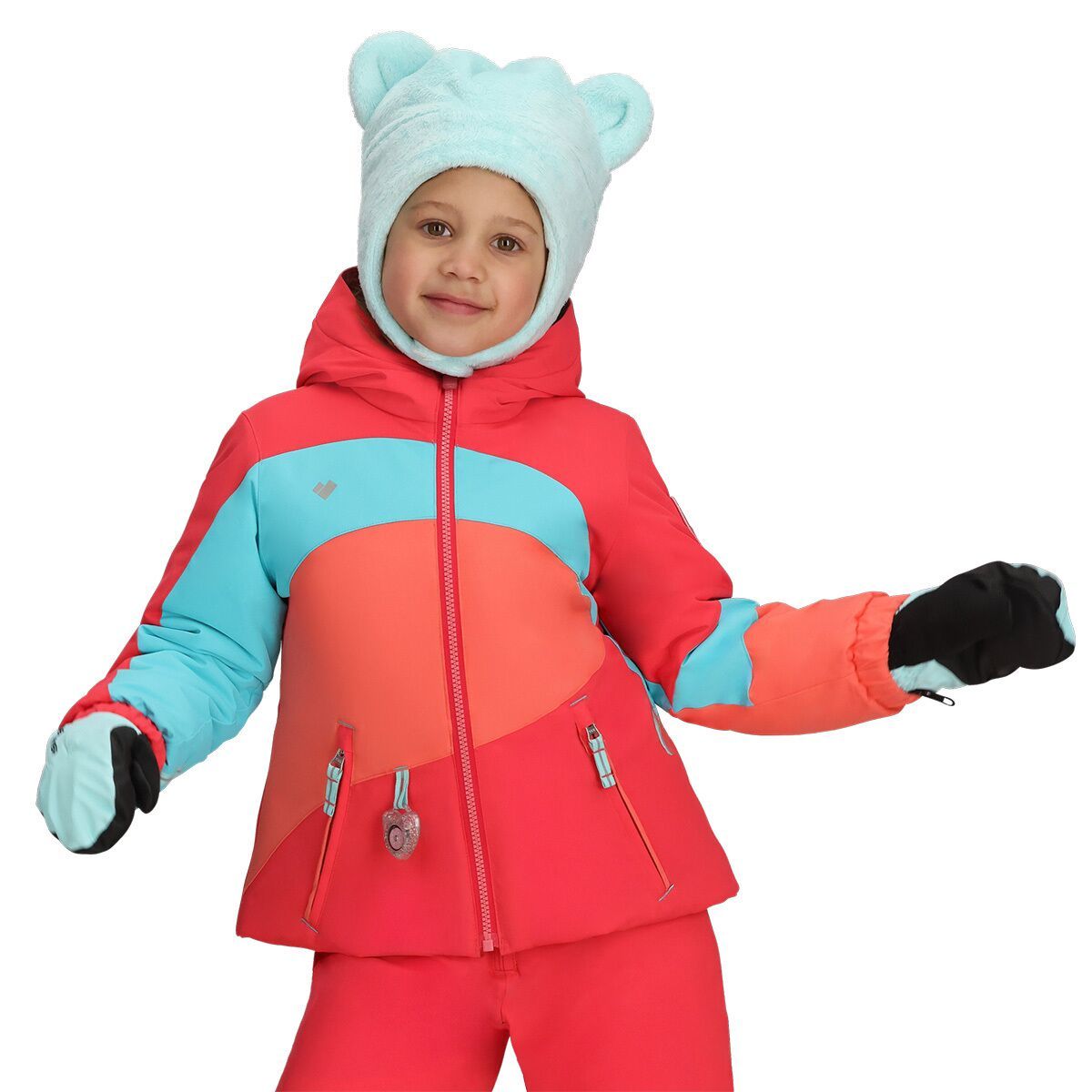 Image of Obermeyer Livia Jacket - Toddler Girls' Tropical Pink, 2