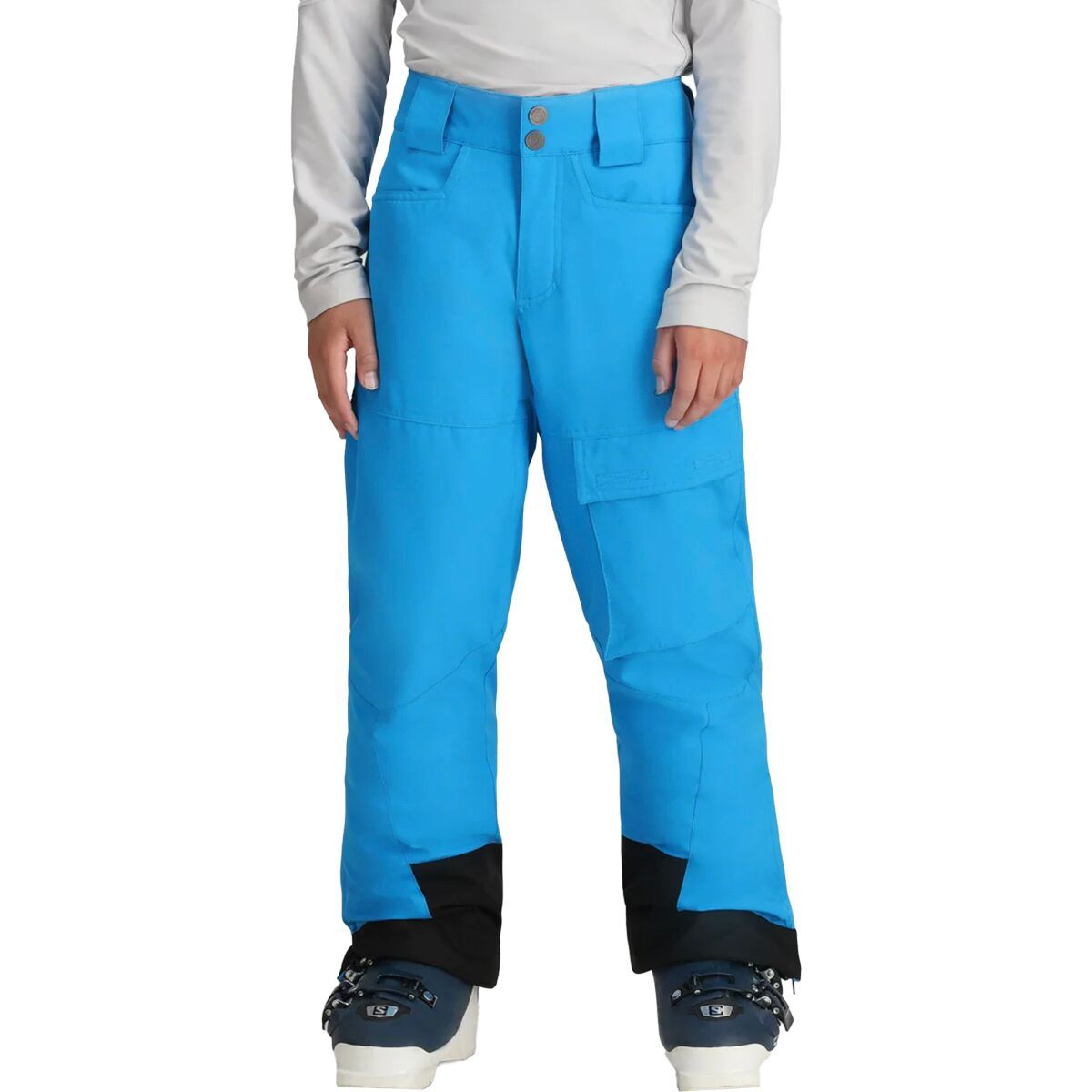 Image of Obermeyer Parker Pant - Boys' Apres Blue, S