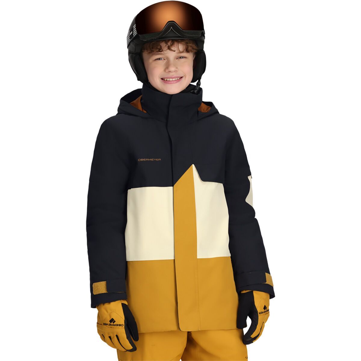 Image of Obermeyer Axel Jacket - Boys' Burnt Honey, M