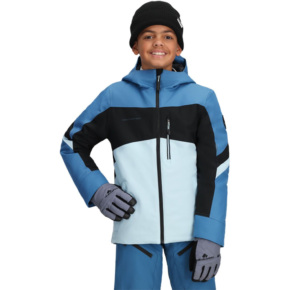 Image of Obermeyer Fleet Jacket - Boys' Indy Blue, S