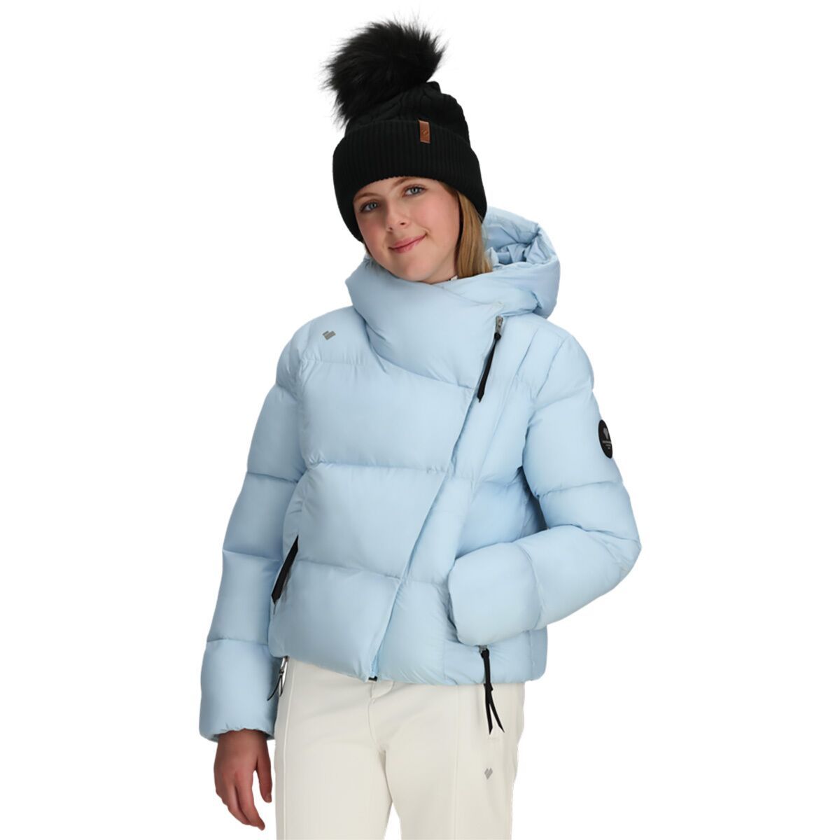 Image of Obermeyer Isla Jacket - Girls' Iceberg Blue, XL