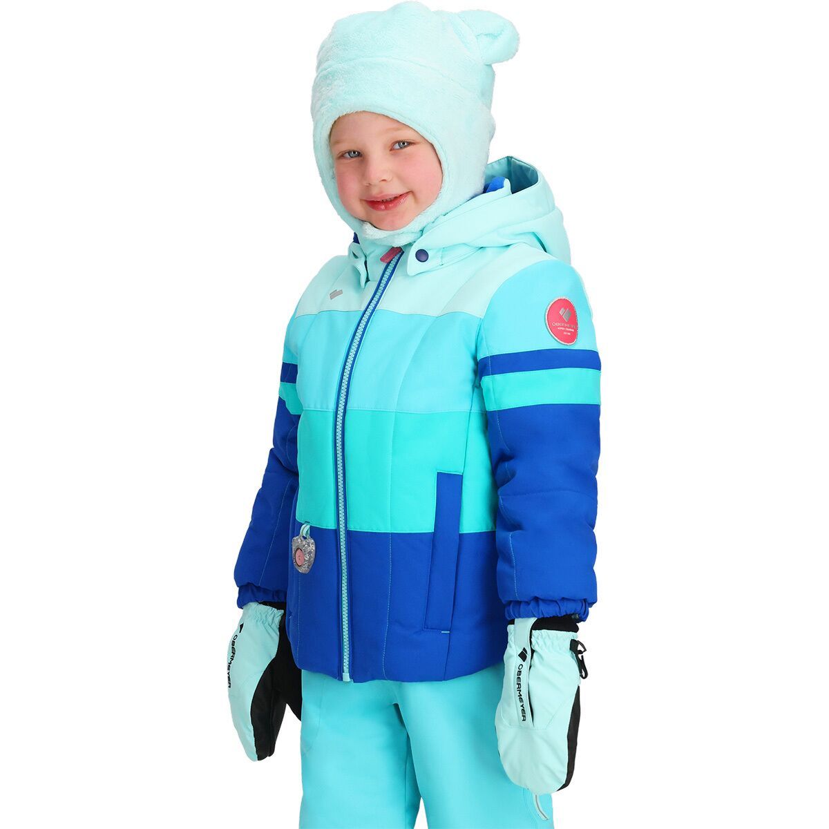 Image of Obermeyer Kaizen Jacket - Toddler Girls' Ski Blue, 2