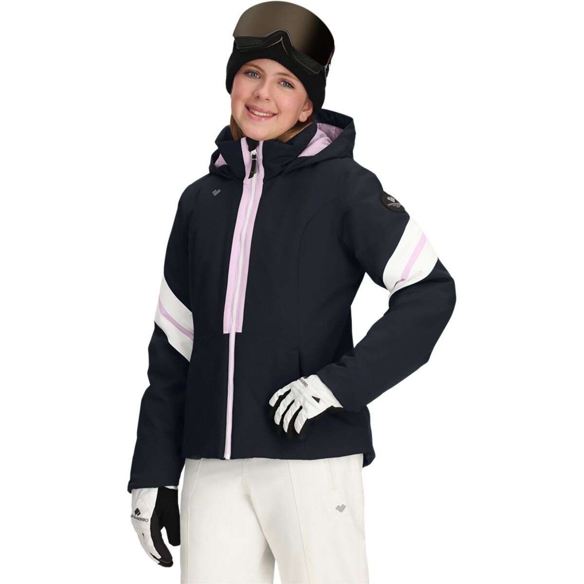 Obermeyer Piper Jacket - Girls' Black, XL