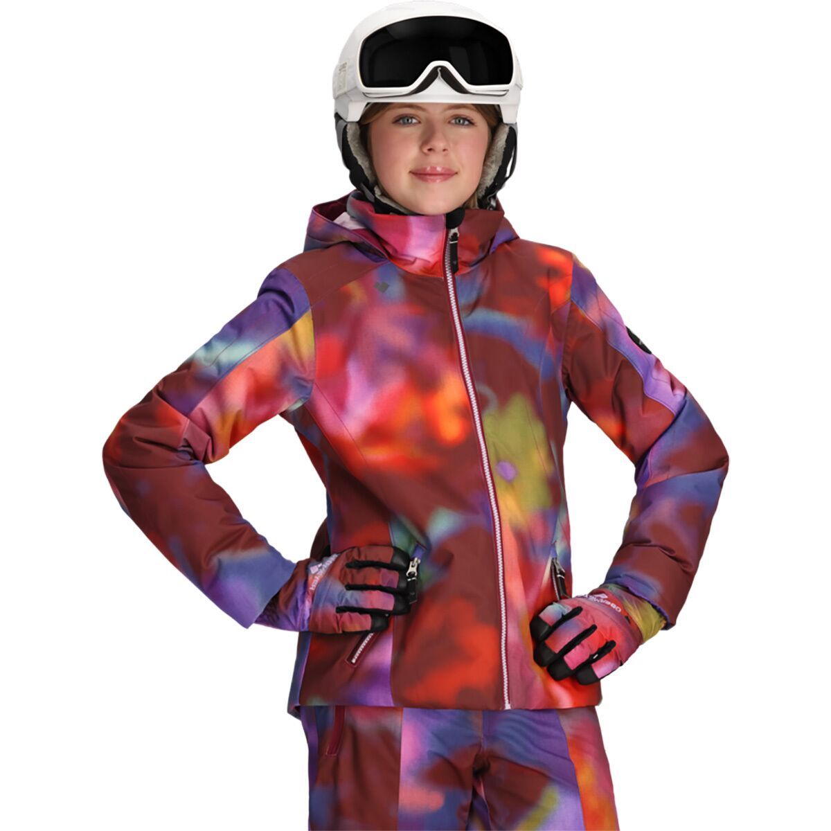 Image of Obermeyer Rylee Print Jacket - Girls' Misteria Daze, XL