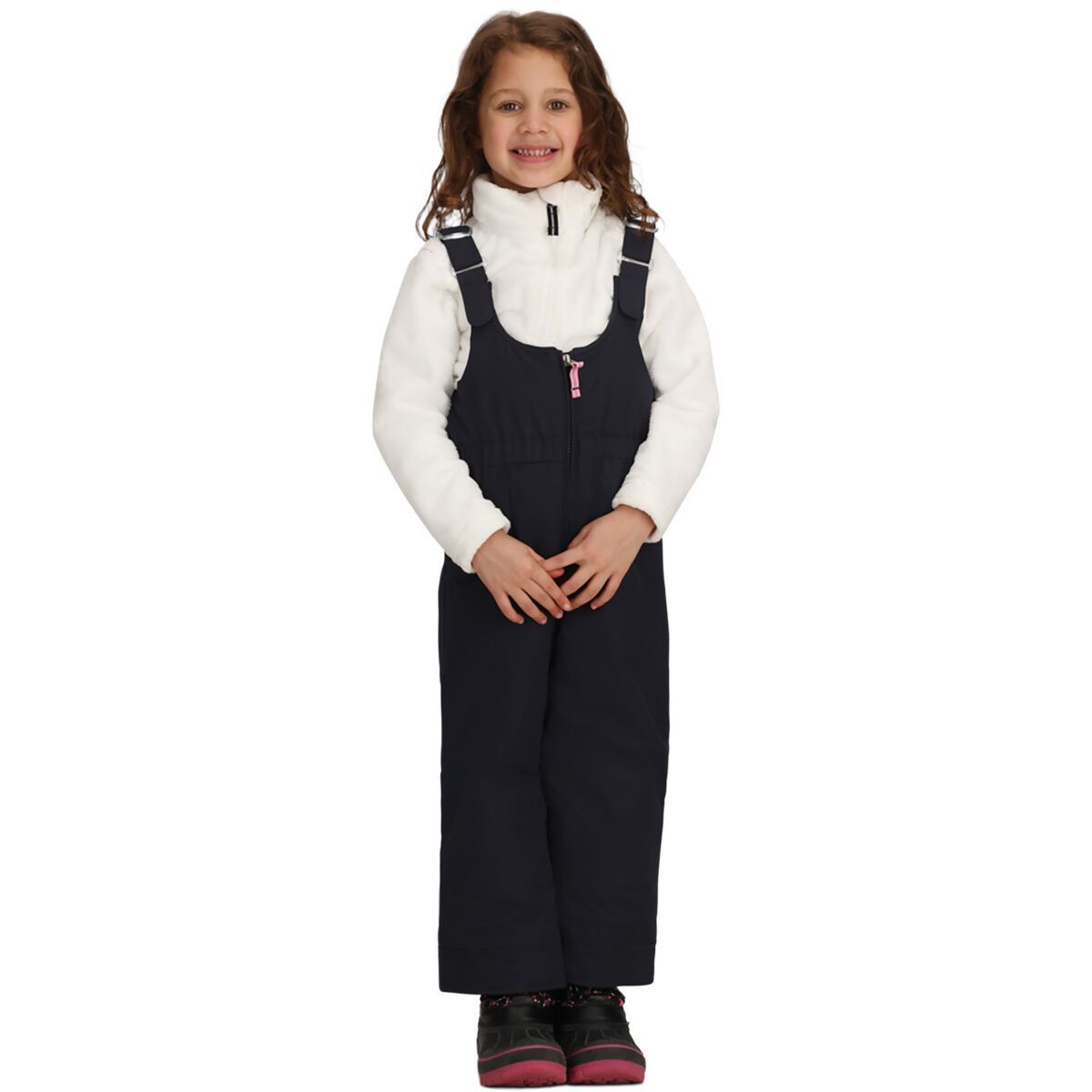 Image of Obermeyer Snoverall Bib Pant - Toddler Girls' Black, 2