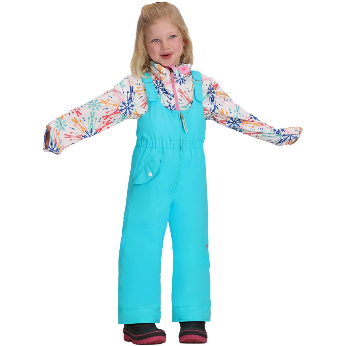 Image of Obermeyer Snoverall Bib Pant - Toddler Girls' Breeze, 5