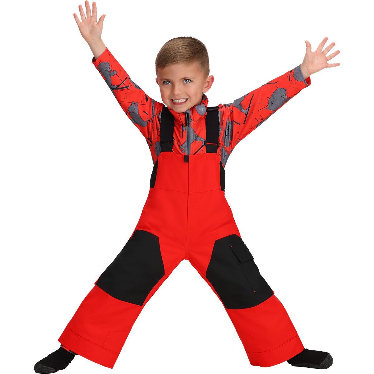 Image of Obermeyer Volt Bib Pant - Toddler Boys' Red, 3