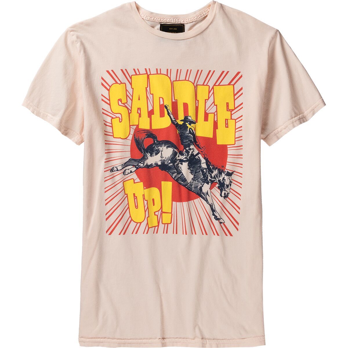 Image of Original Retro Brand Saddle Up T-Shirt - Women's Pale Dogwood, XS