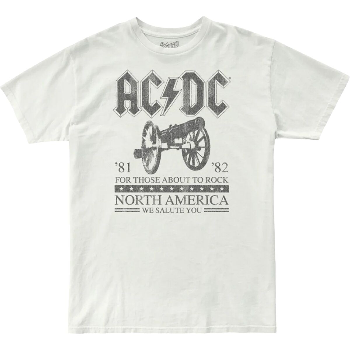 Original Retro Brand Acdc About To Rock North America T-Shirt