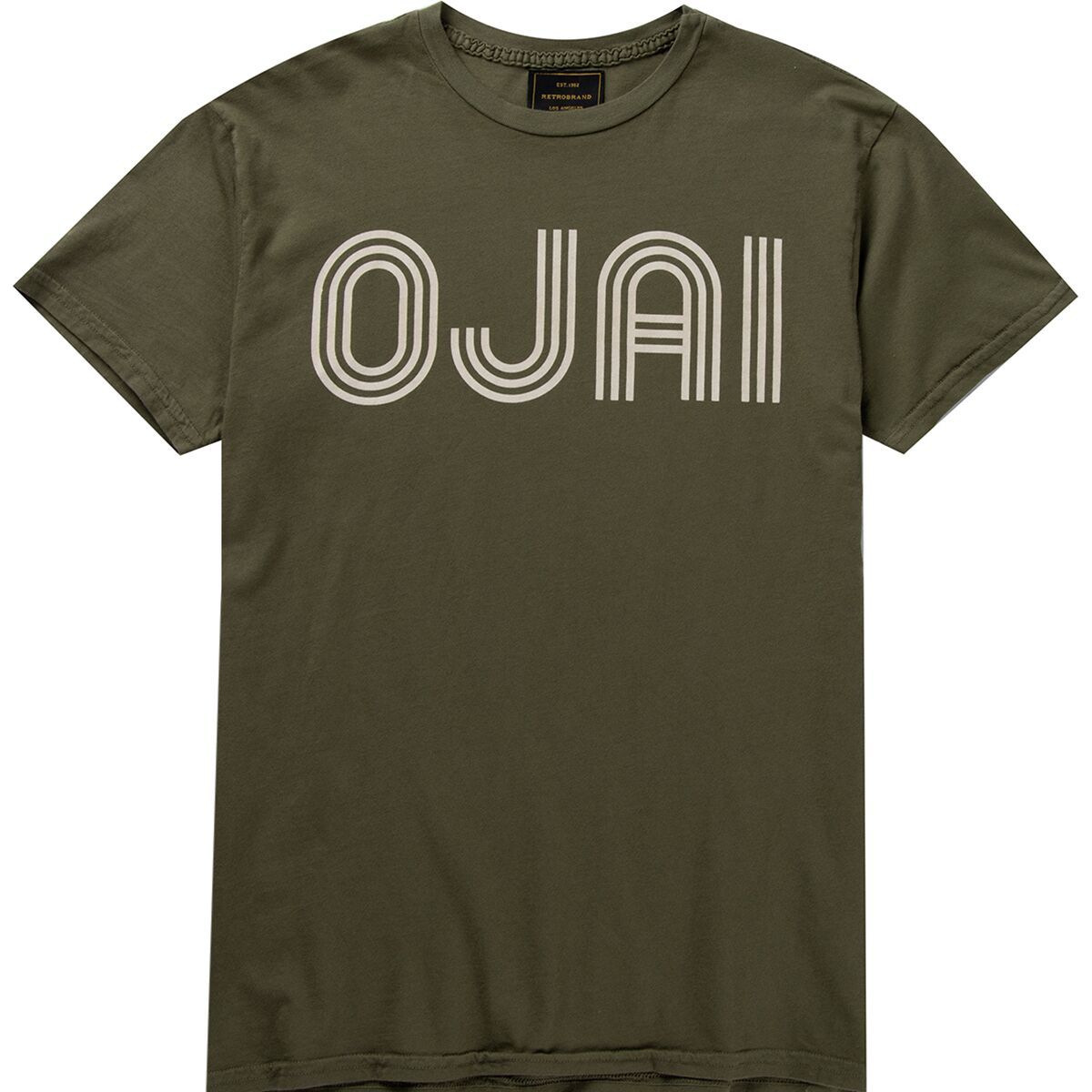 Image of Original Retro Brand Ojai Oversized Tee - Women's Vintage Dark Olive, L