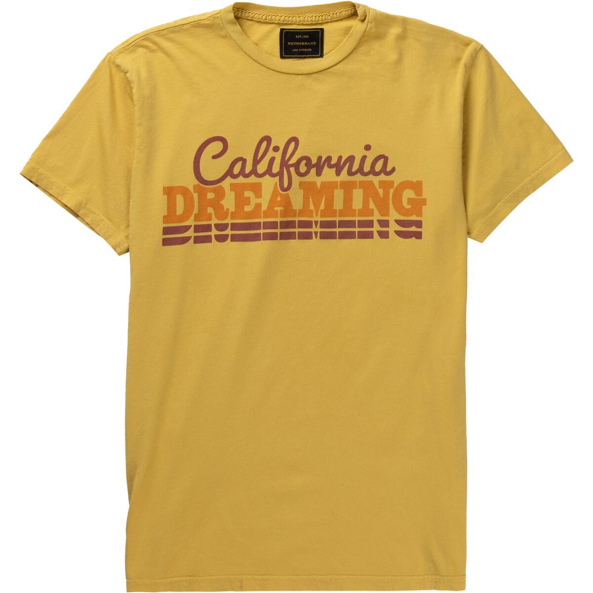 Image of Original Retro Brand California Dreaming T-Shirt Vintage Gold, L