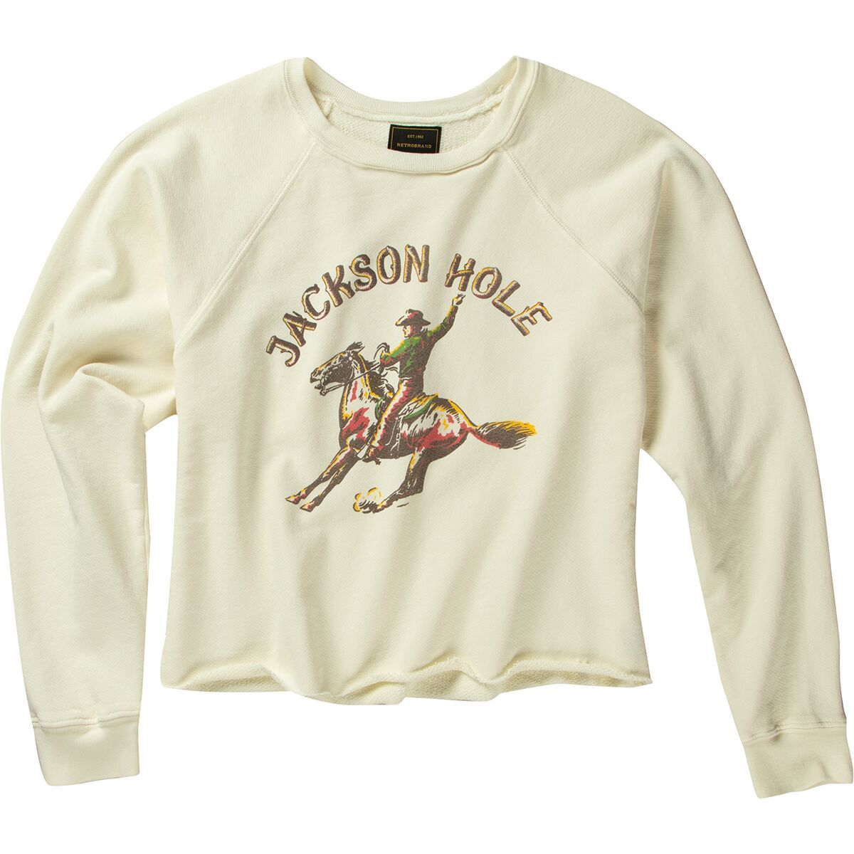 Image of Original Retro Brand Jackson Hole Sweatshirt Antique White, XL