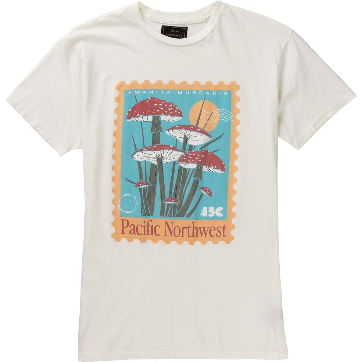 Original Retro Brand Original Retro Brand Pacific NW T-Shirt Antique White, XL
