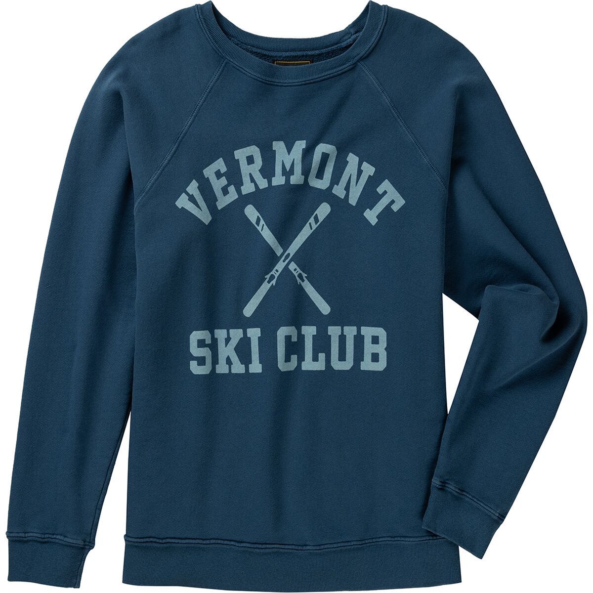 Image of Original Retro Brand Vermont Ski Club Sweatshirt - Women's Midnight Navy, L