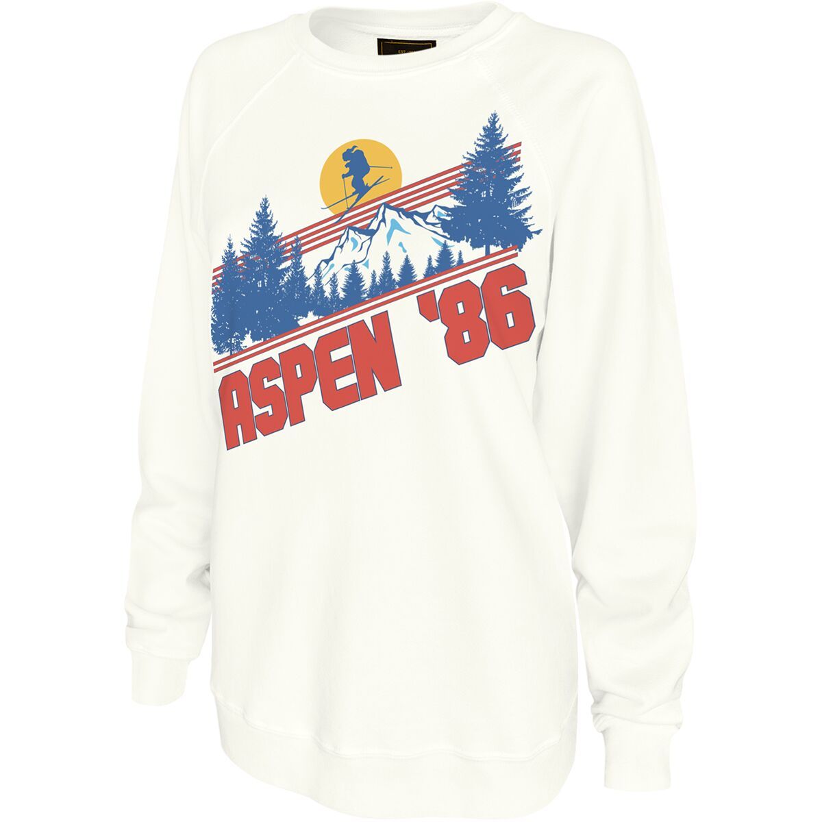 Image of Original Retro Brand Aspen 86 Sweatshirt - Women's Antique White, S
