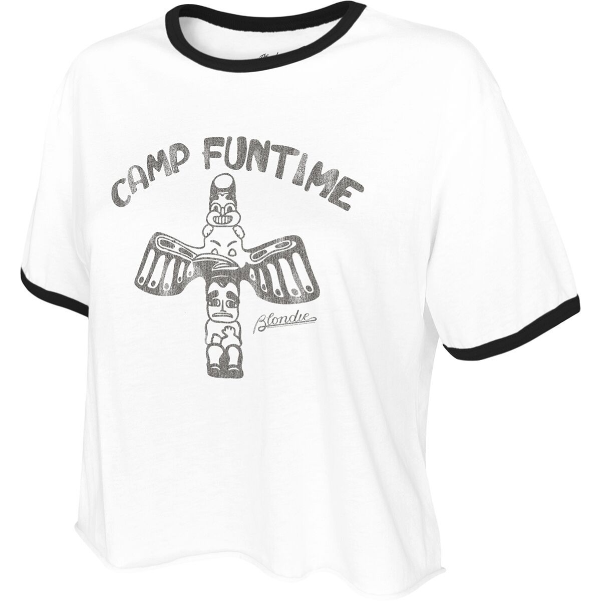 Image of Original Retro Brand Blondie Camp Funtime T-Shirt - Women's White/Black, L