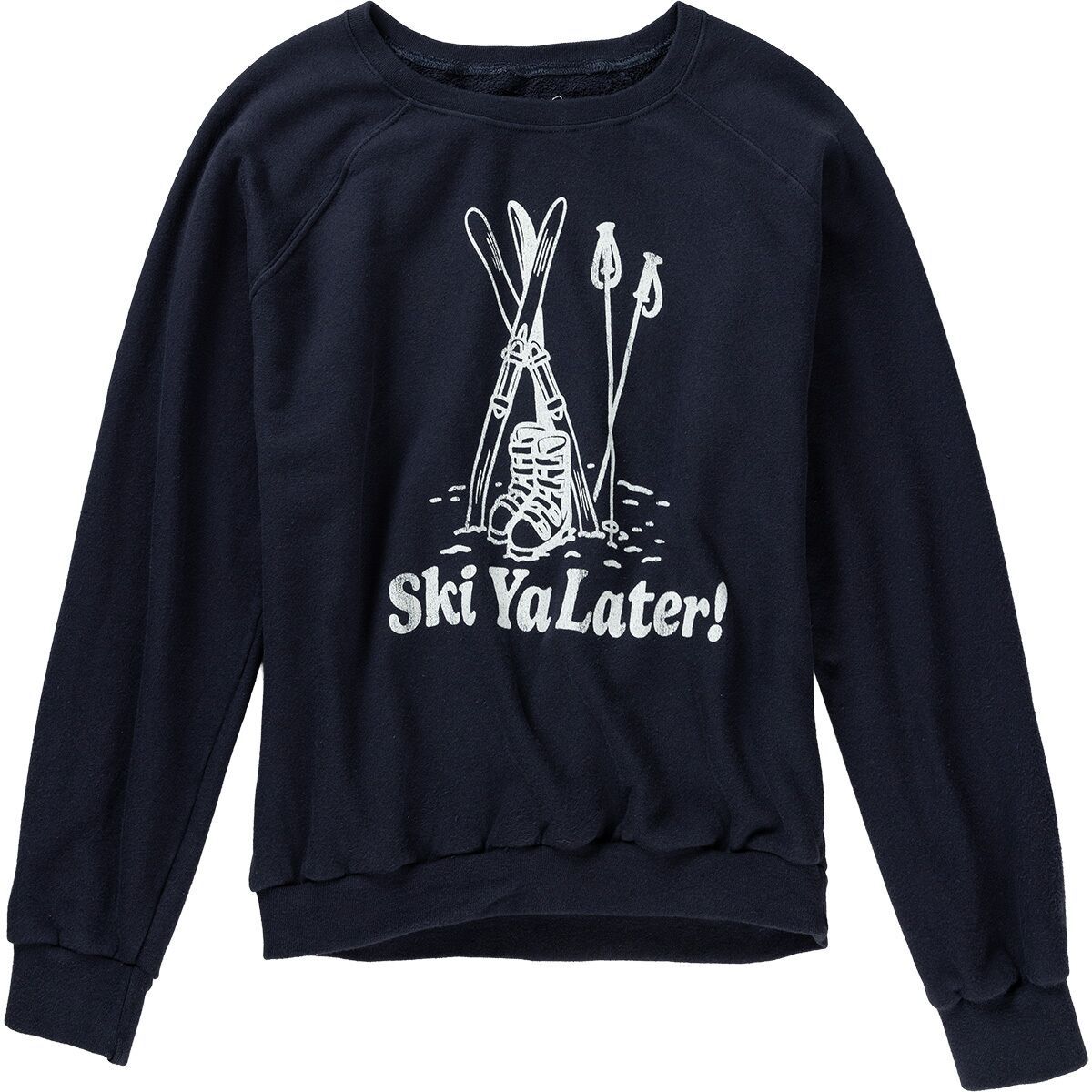 Image of Original Retro Brand Ski Ya Later Sweatshirt - Women's Navy, M