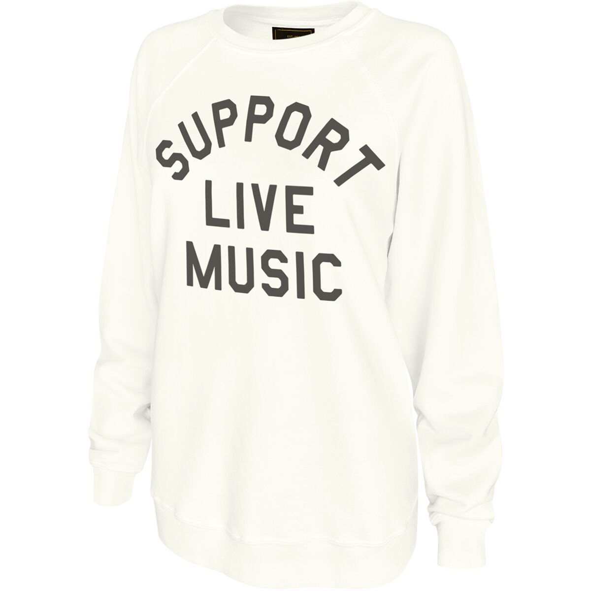 Image of Original Retro Brand Support Live Music Sweatshirt - Women's Antique White, S