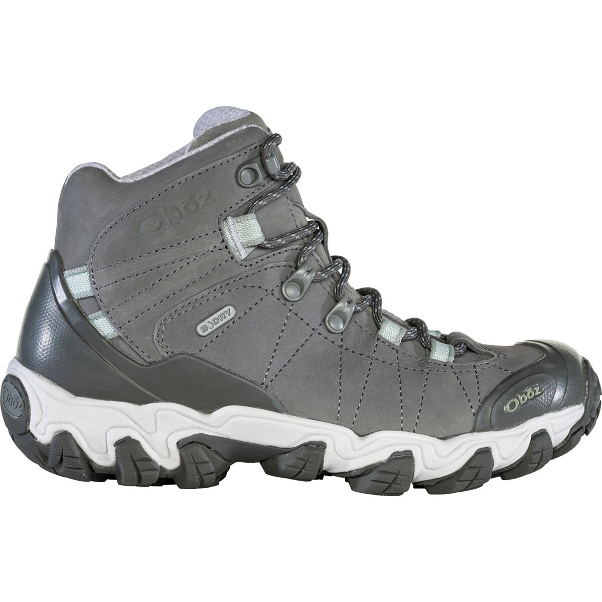 Image of Oboz Bridger Mid B-Dry Hiking Boot - Women's Hazy Gray, 9.5