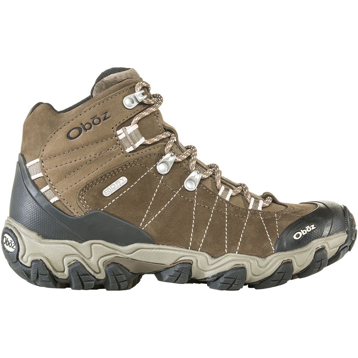 Image of Oboz Bridger Mid B-Dry Hiking Boot - Women's Walnut, 7.0
