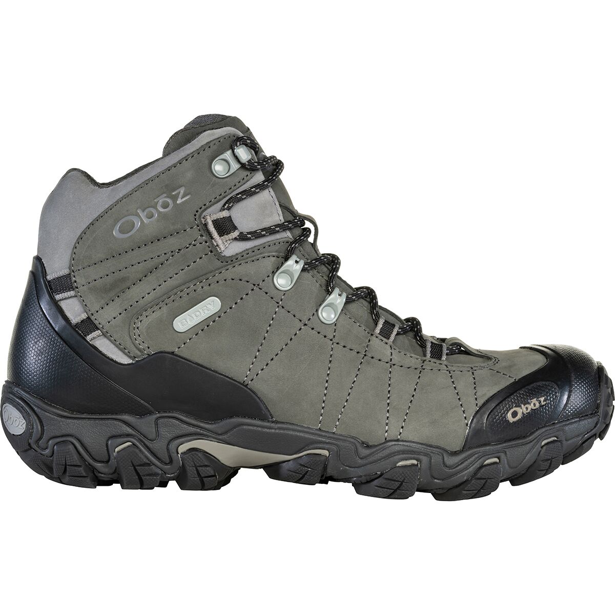 Image of Oboz Bridger Mid B-Dry Hiking Boot - Men's Charcoal, 9.5