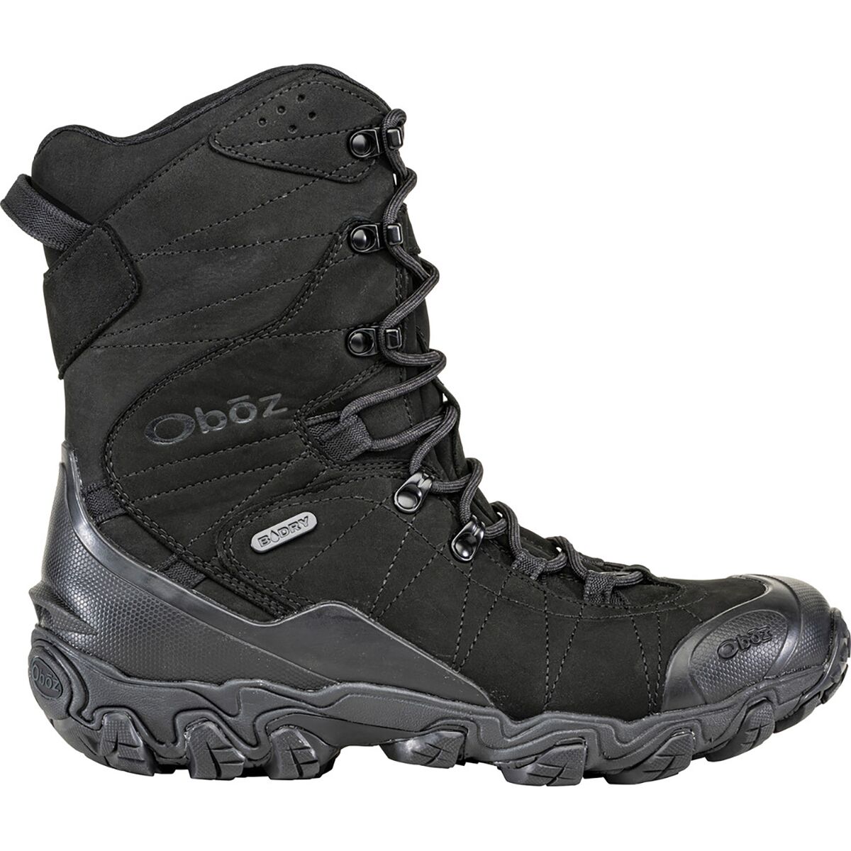 Image of Oboz Bridger 10in Insulated B-Dry Boot - Men's Black Sea, 9.0