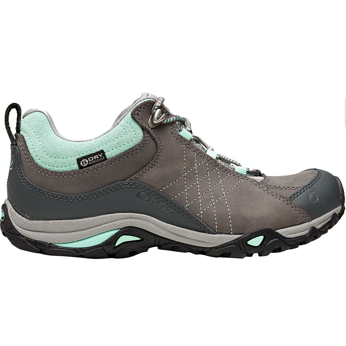 Oboz Sapphire Low B-Dry Hiking Shoe - Women's Charcoal/Beach Glass, 5.5
