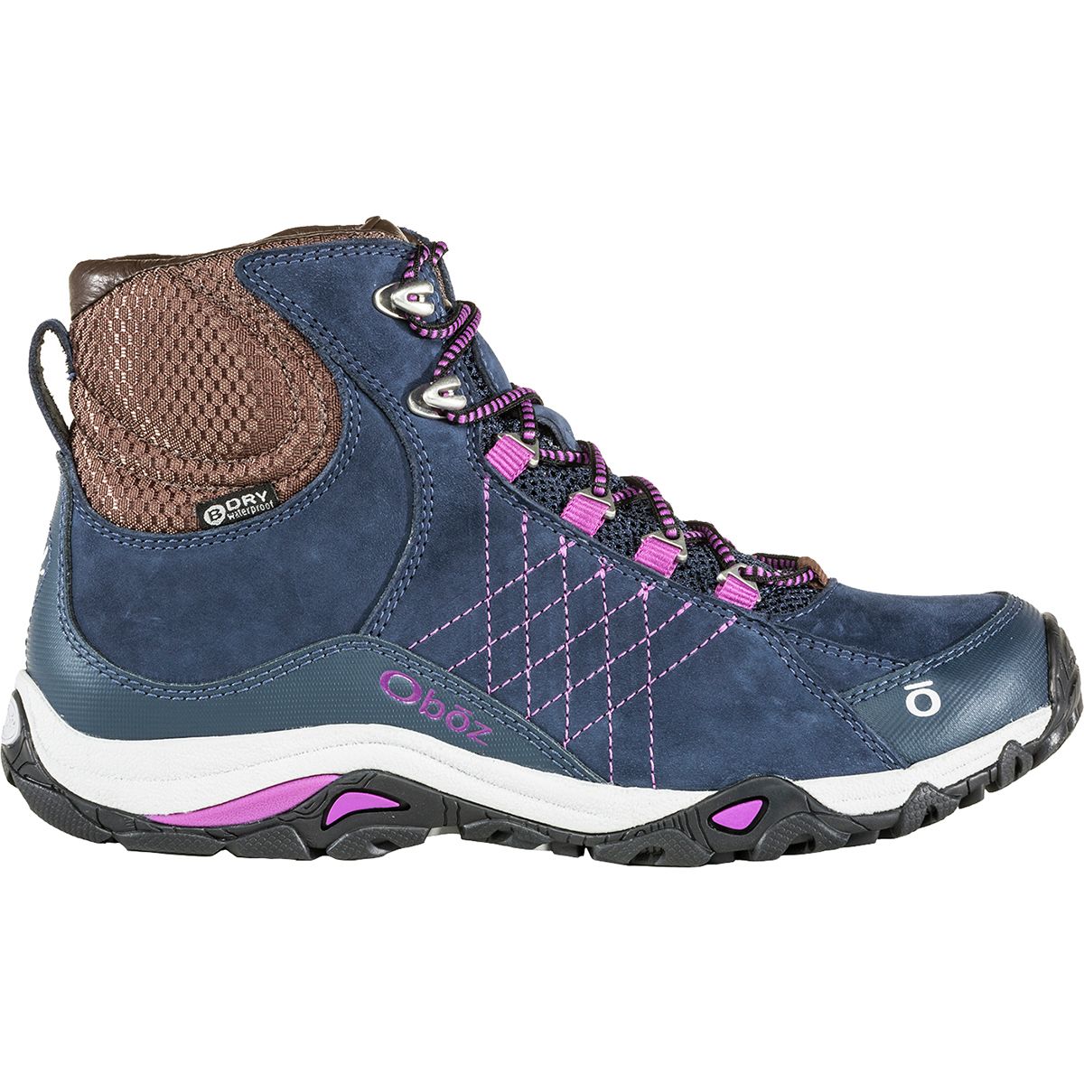 Oboz Oboz Sapphire Mid B-Dry Hiking Boot - Women's Huckleberry, 6.5