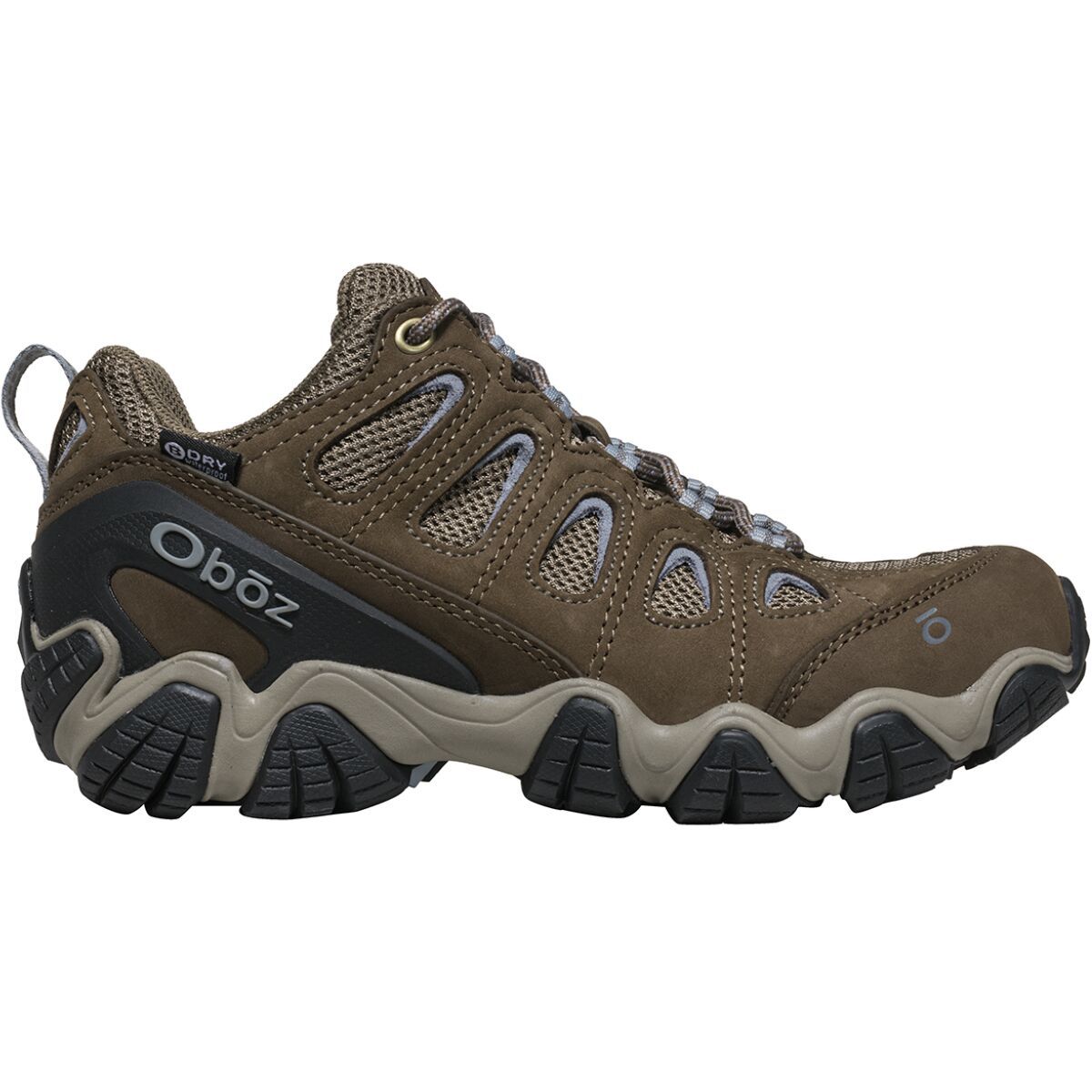 Image of Oboz Sawtooth II Low B-Dry Hiking Shoe - Women's Brindle/Tradewinds Blue, 8.0