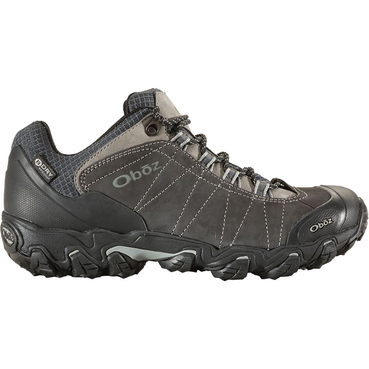 Image of Oboz Bridger Low B-Dry Wide Hiking Shoe - Men's Dark Shadow, 11.5