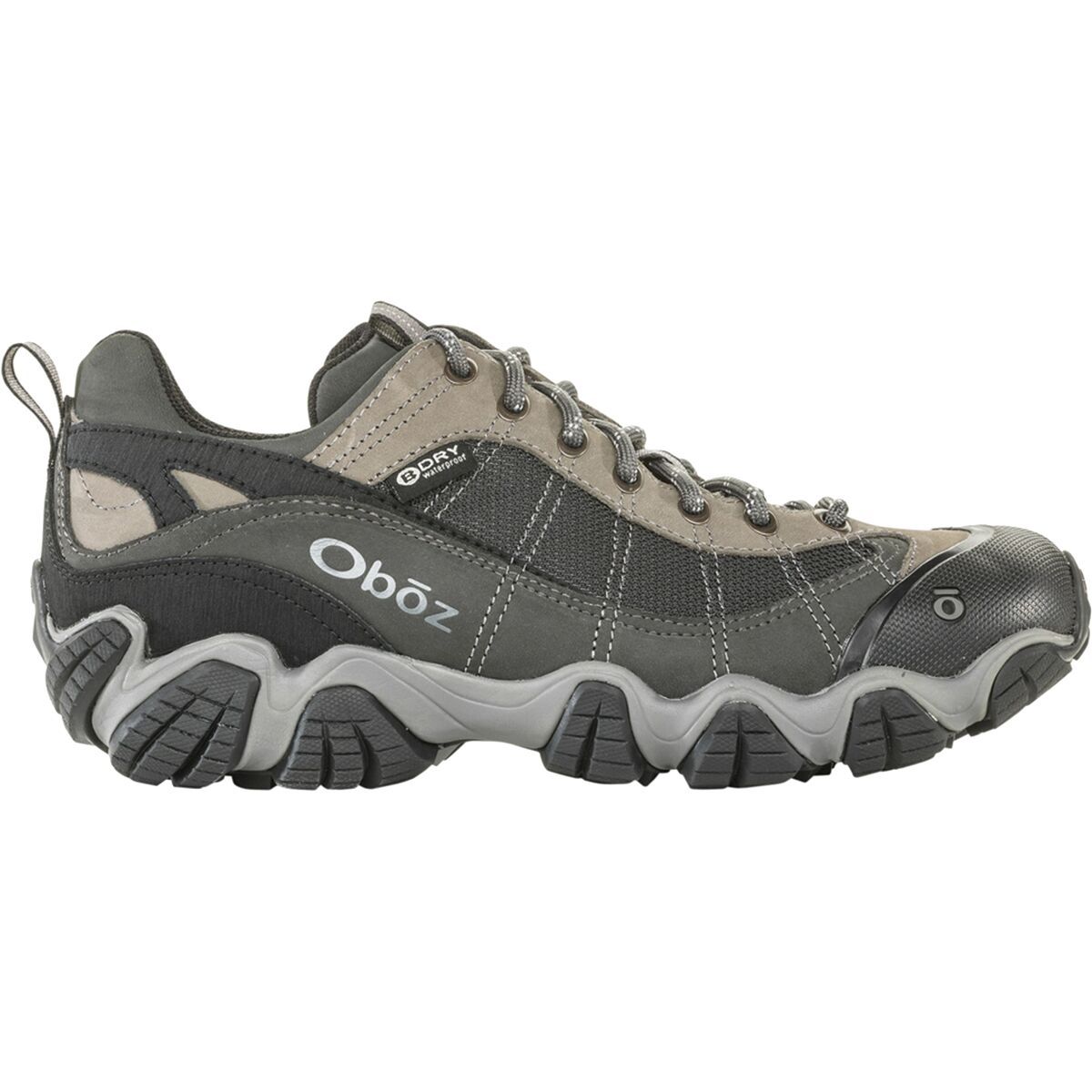 Oboz Firebrand II B-Dry Wide Hiking Shoe - Men's Gray, 11.0