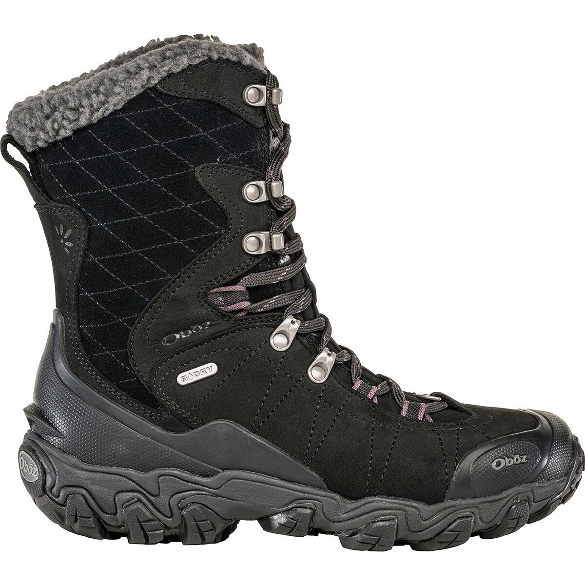 Image of Oboz Bridger 9in Insulated B-Dry Boot - Women's Black Sea, 7.0