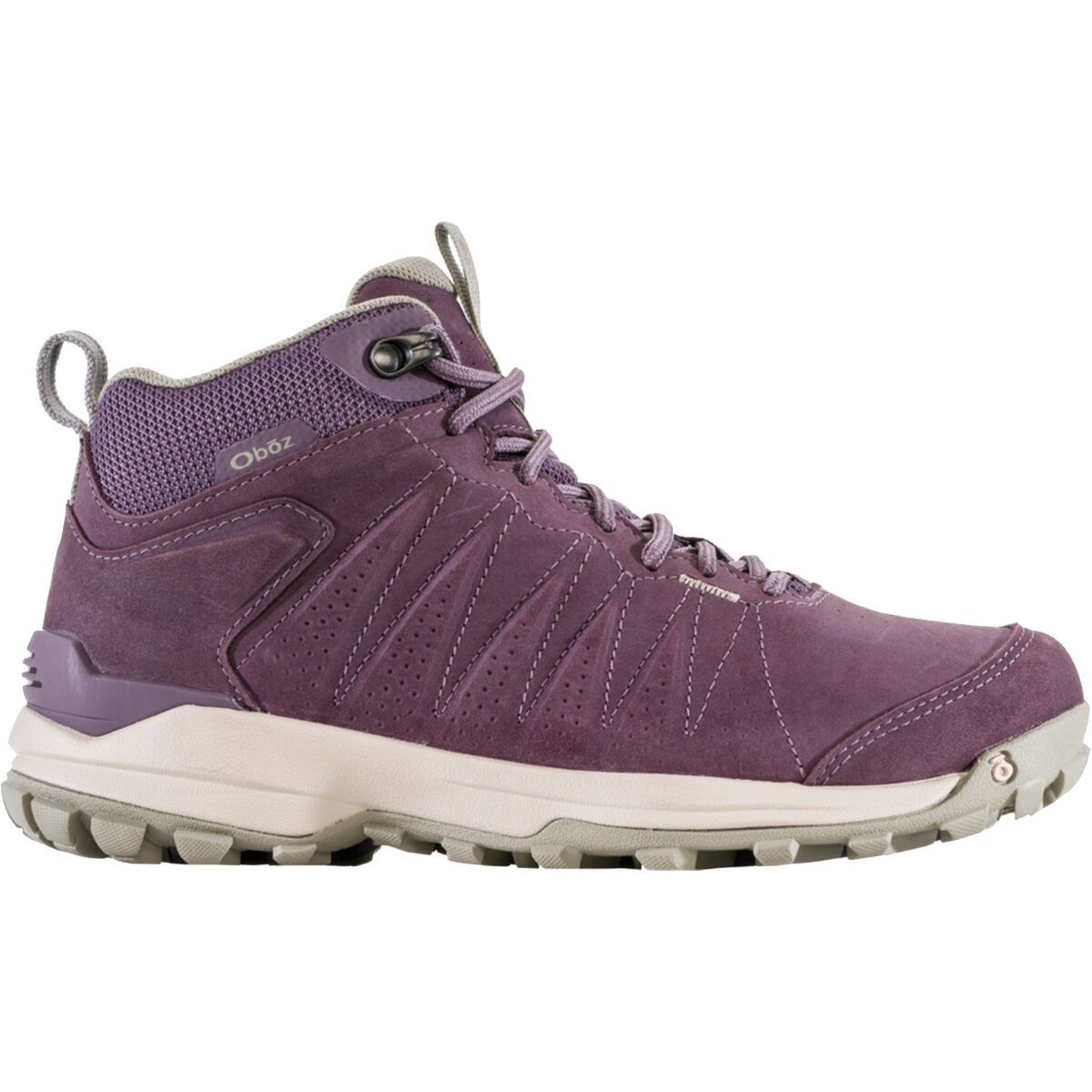 Image of Oboz Sypes Mid Leather B-DRY Hiking Boot - Women's Desert Plum, 9.0