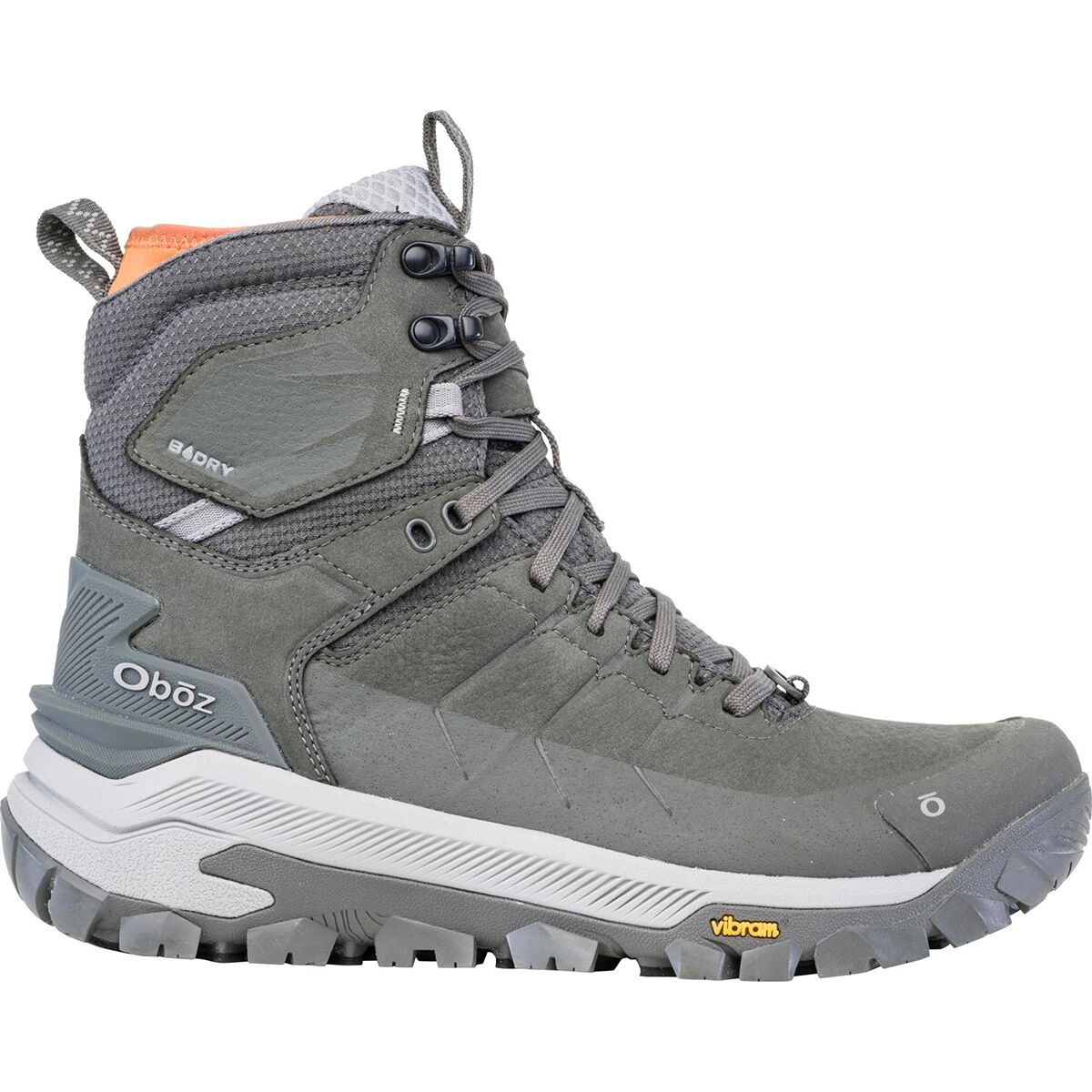 Image of Oboz Bangtail Mid Insulated B-DRY Boot - Men's Charcoal, 11.5