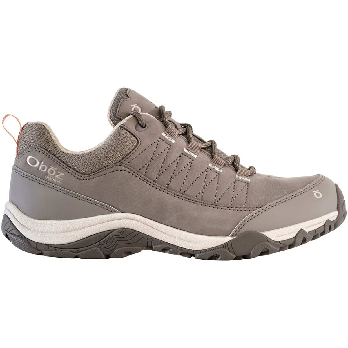 Image of Oboz Ousel Low B-DRY Hiking Shoe - Women's Cinder Stone, 10.0