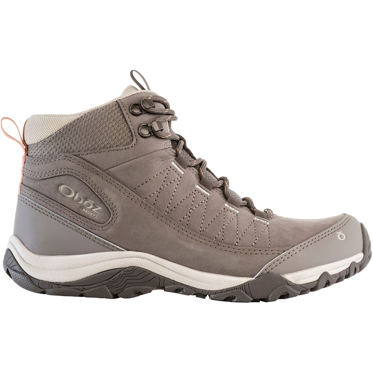 Image of Oboz Ousel Mid B-DRY Hiking Boot - Women's Cinder Stone, 9.0
