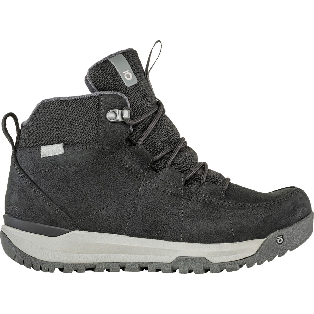 Image of Oboz Cedar Mid Insulated B-DRY Boot - Women's Black Sea, 7.5