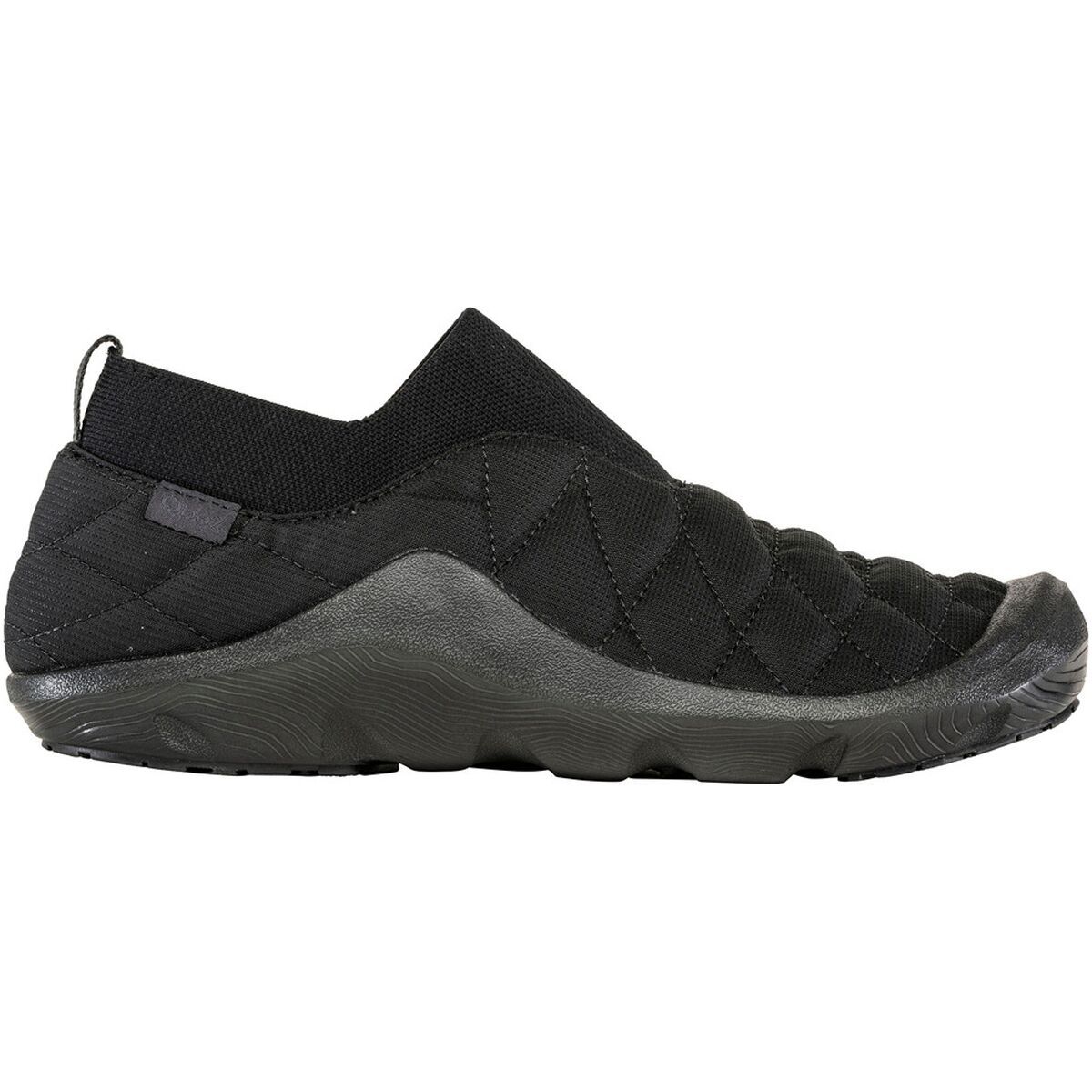 Image of Oboz All Gender Whakata Puffy Low Shoe Black Sea, Mens 6.0/Womens 8.0