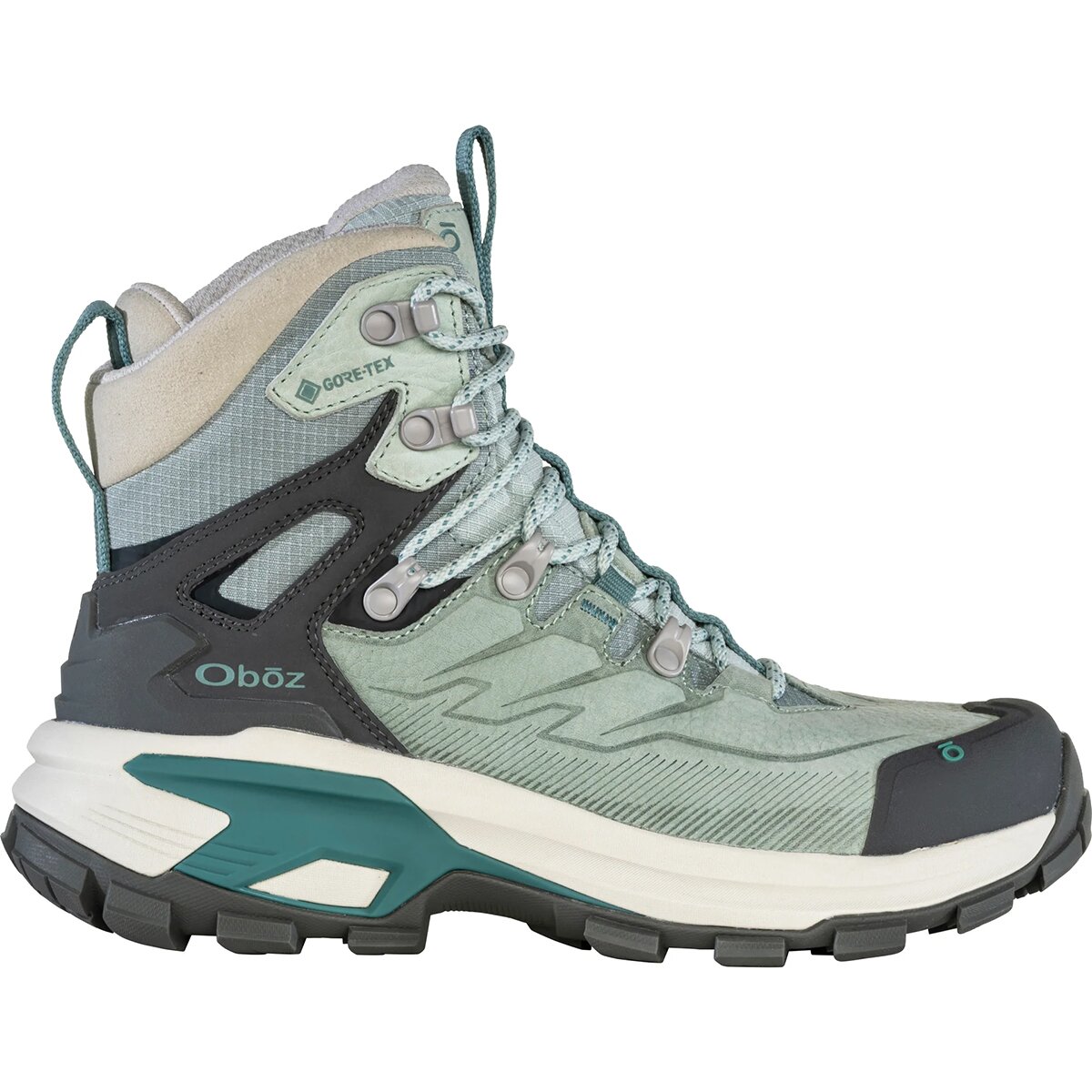 Image of Oboz Bridger Ridge Mid GTX Hiking Boot - Women's Glacier, 7.5