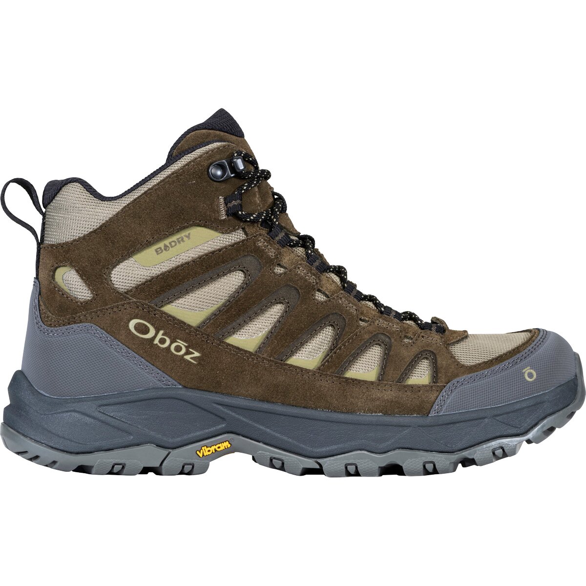 Image of Oboz Sawtooth Ascent Mid B-DRY Hiking Boot - Men's Pine, 9.5