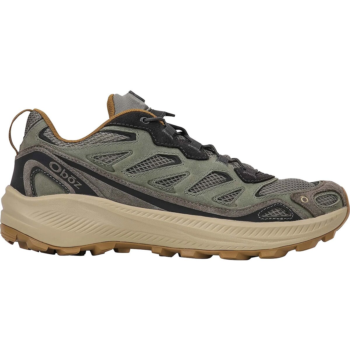 Image of Oboz Crosscut Low Hiking Shoe - Men's Olive Branch, 11.0