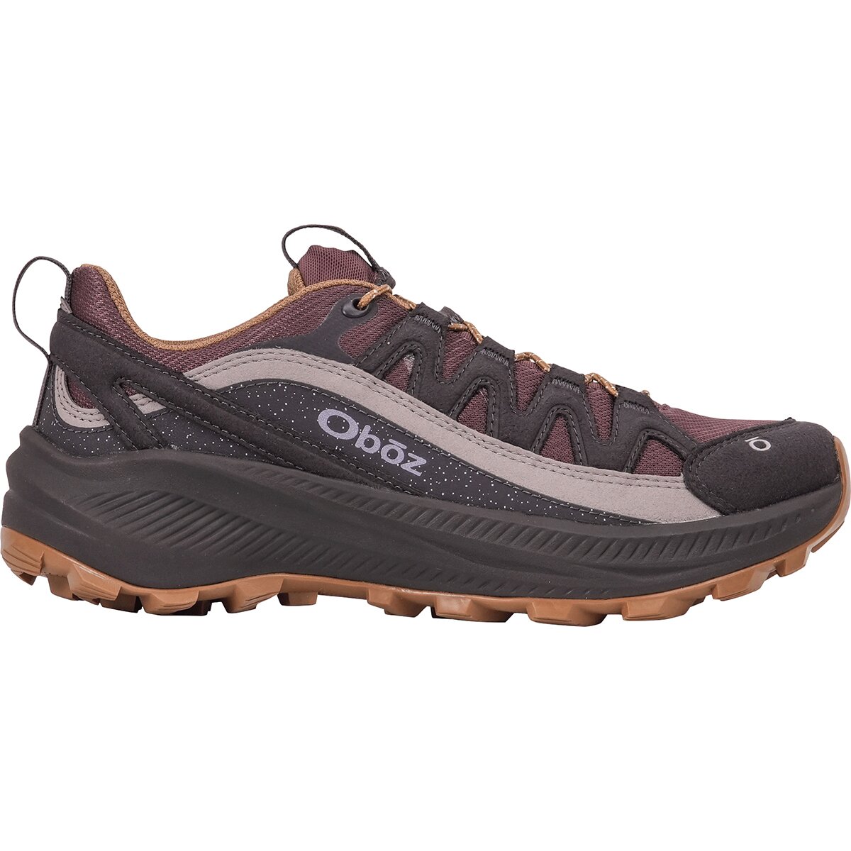 Image of Oboz Crosscut Low Hiking Shoe - Women's Berry, 7.0
