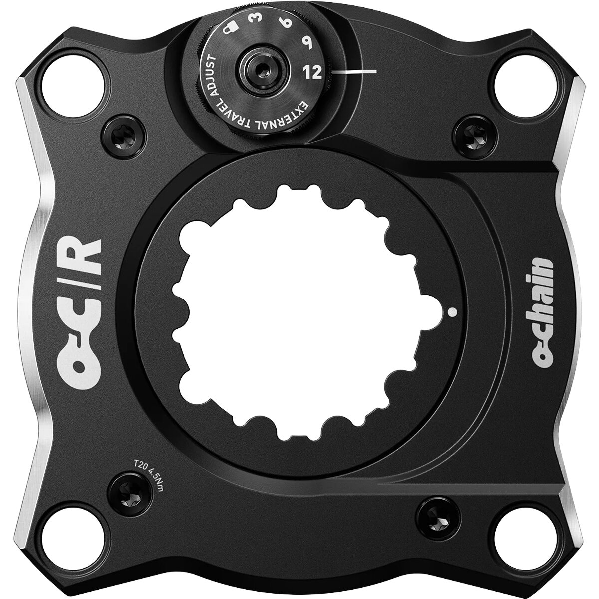 Image of Ochain R Direct Mount Spider Black, 104 BCD, 3 bolt