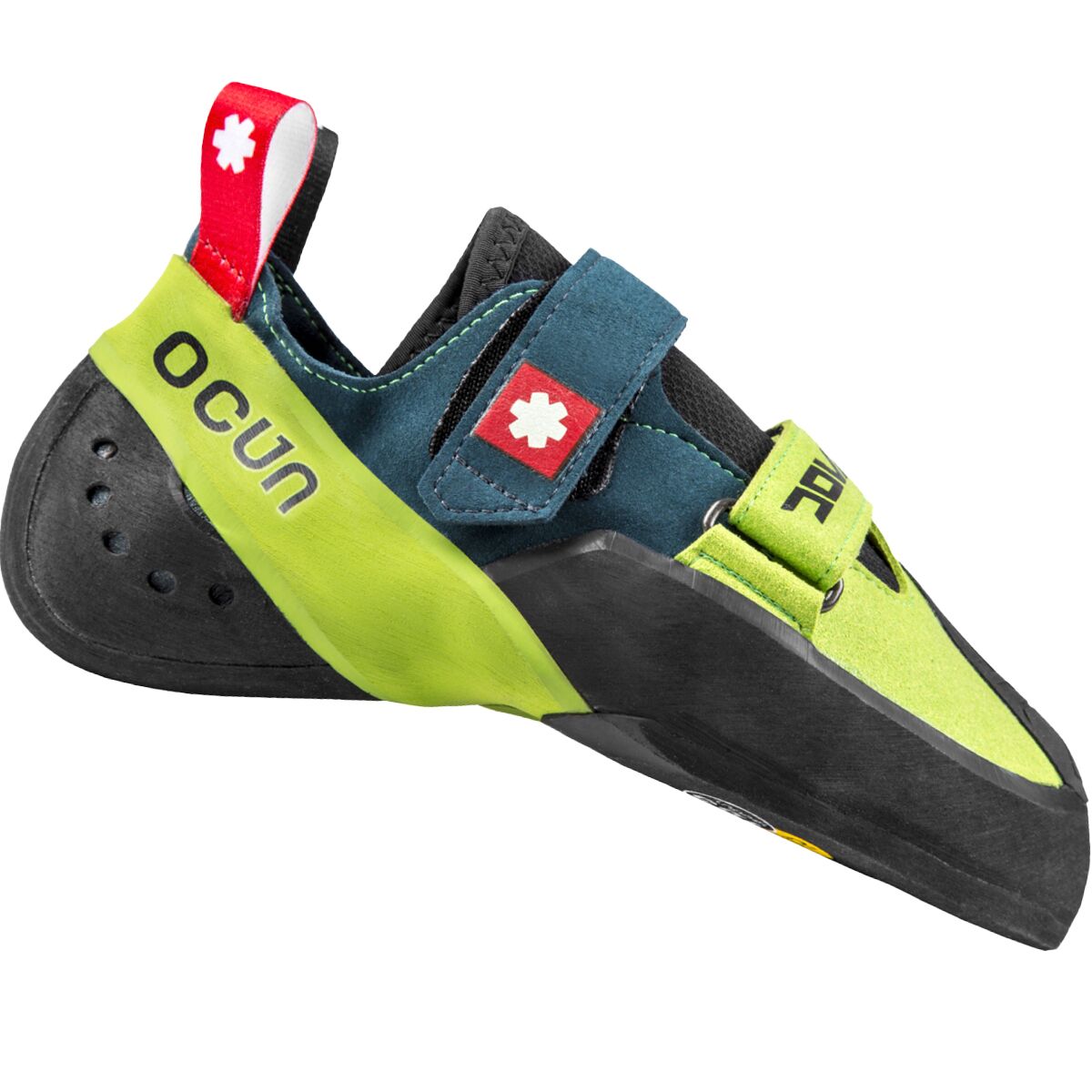 Image of Ocun Havoc Climbing Shoe Petrol/Green, Mens 8.5/Womens 9.5