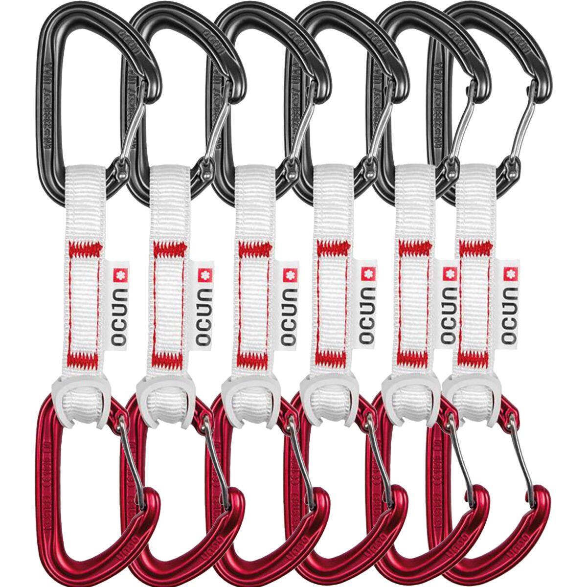 Ocun Ocun Kestrel Qd Bio-Dyn-Ring 15mm - 6-Pack Red, 10cm